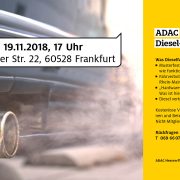 ADAC Diesel Sprechstunde Frankfurt